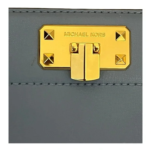 Michael Kors Light Blue Purse with Removable Strap - Picture 2 of 16